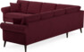 Eden - Hörnsoffa, 3+3-sits - Röd