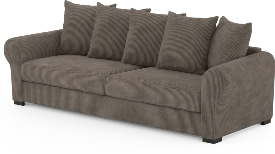 Town - 4-sits soffa - Brun