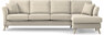 Eden - 3-sits soffa med schäslong - Beige