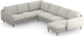 Madison Lux - Hörnsoffa med schäslong höger - Grå