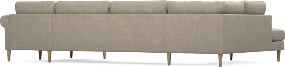 Bridge - 3-sits soffa med divan vänster och schäslong höger - Beige