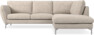 Madison Lux - 2-sits soffa med divan höger - Vit
