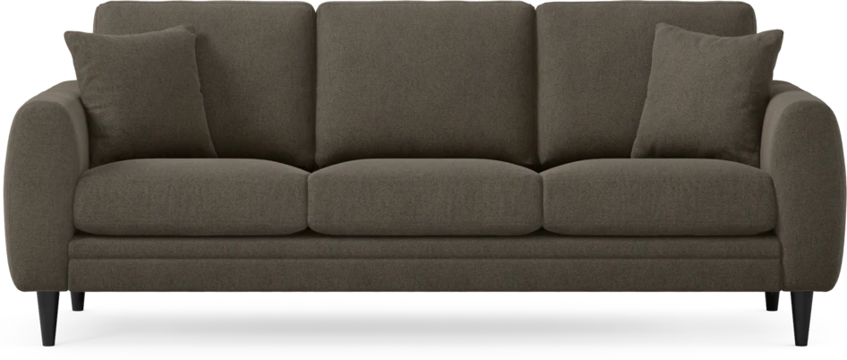 Eden - 3-sits soffa - Brun