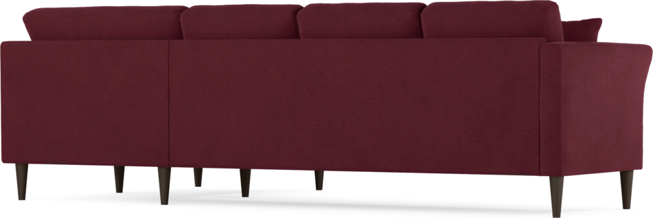 Eden - Hörnsoffa, 3+1-sits - Röd