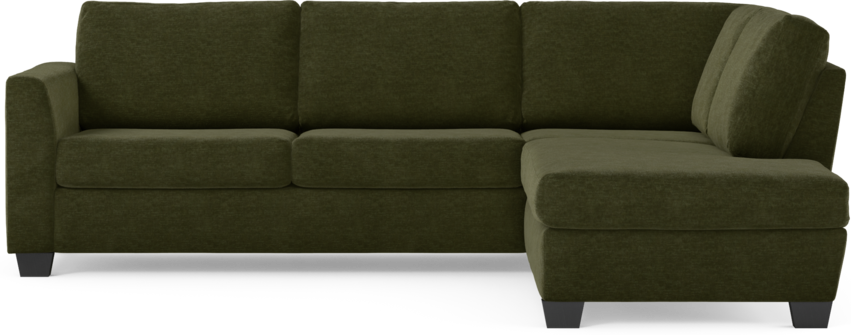 Friday - 2,5-sits soffa med divan höger - Grön