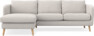 Madison Lux - 2-sits soffa med schäslong vänster - Grå