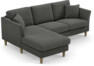 Eden - 2-sits soffa med schäslong - Grå
