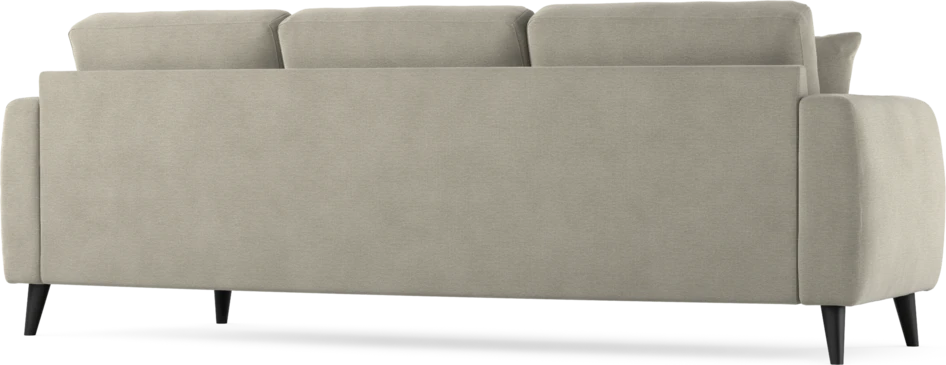Eden - 3-sits soffa svängd - Brun