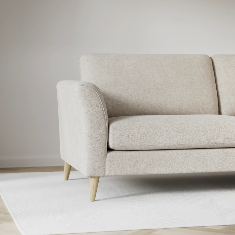 Bridge - Hörnsoffa, 2+3-sits med schäslong höger - Beige