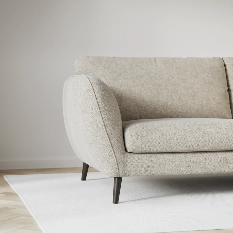 Madison Lux - Hörnsoffa med schäslong höger - Beige