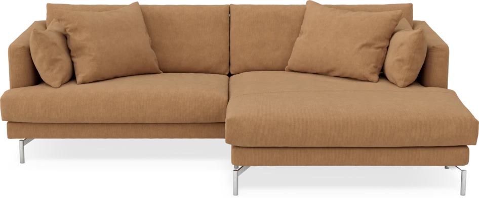 Harper - 4-sits med schäslong XL höger - Gul