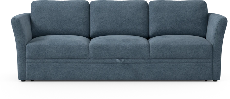 Öland - Bäddsoffa 3-sits, längsbäddad - Blå