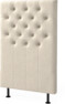 Cape pikerad - Sänggavel, 90-210 cm - Beige