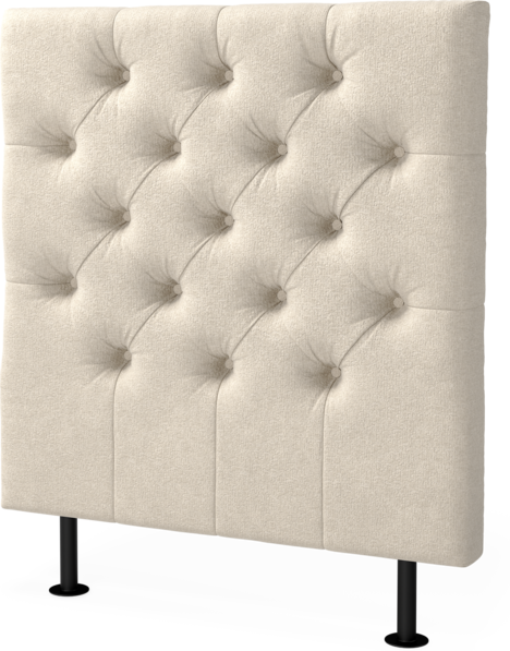 Cape pikerad - Sänggavel, 90-210 cm - Beige