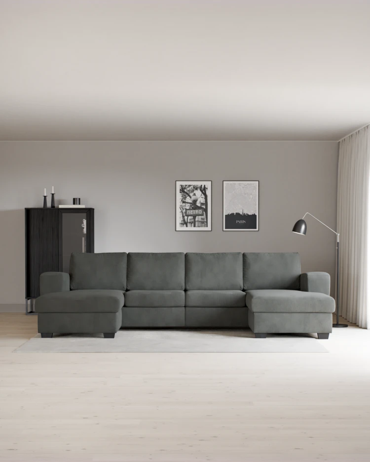 Friday - 2-sits soffa med två schäslonger - inspiration