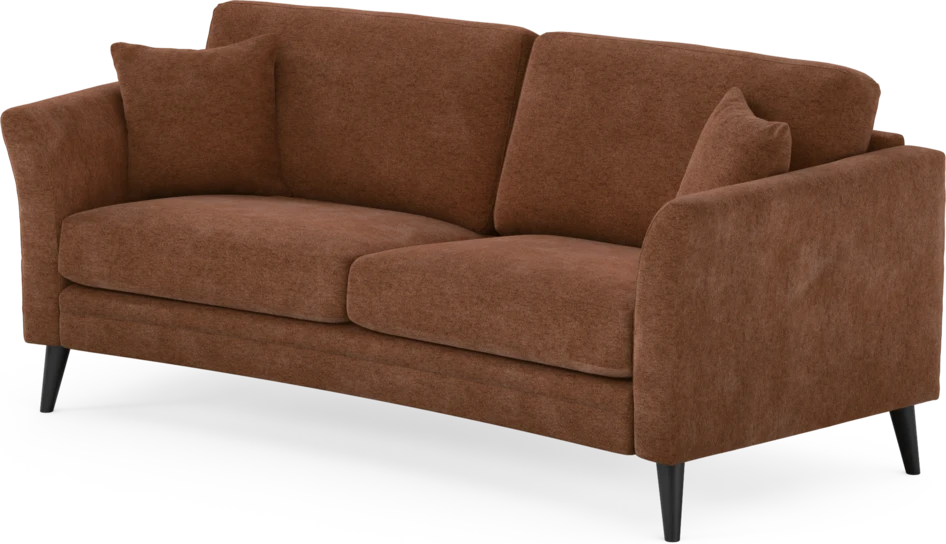 Eden - 2,5-sits soffa svängd - Orange