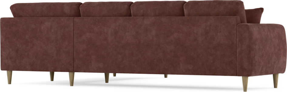 Eden - Hörnsoffa, 3+2-sits - Röd