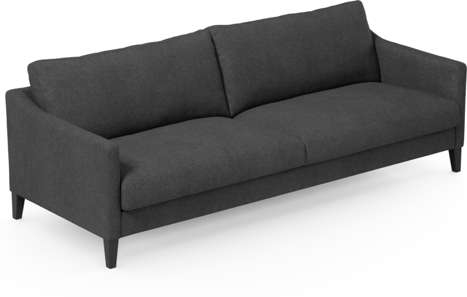 Winston - 4-sits soffa - Svart