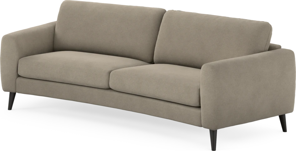 Bridge - 3-sits soffa svängd - Beige