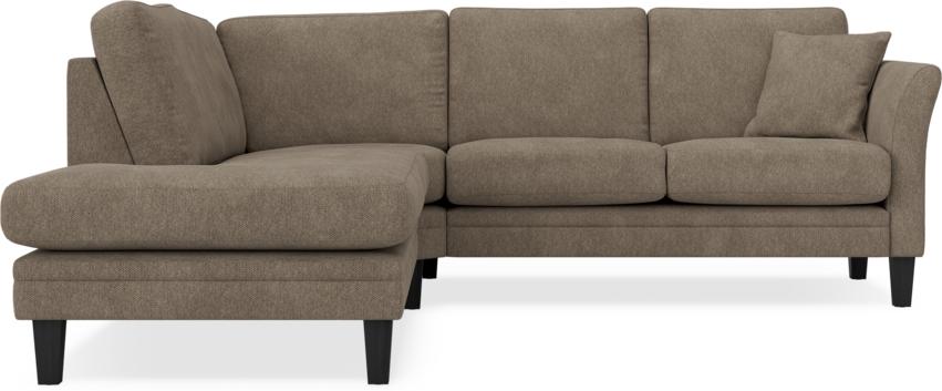 Eden - 2-sits soffa med divan - Gul