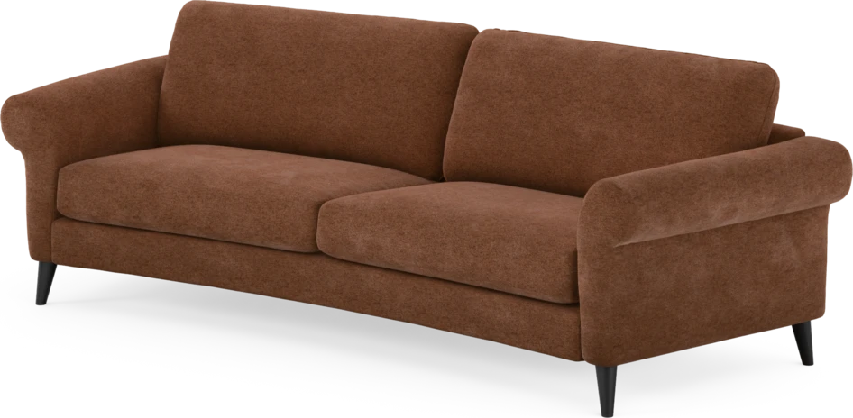 Bridge - 3-sits soffa svängd - Orange