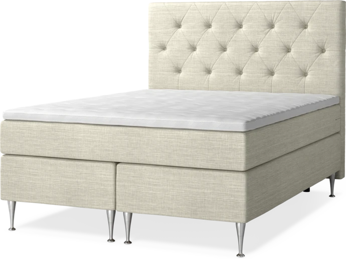 New York, Kontinentalsäng, dubbelsäng med bäddmadrass och sänggavel pikerad