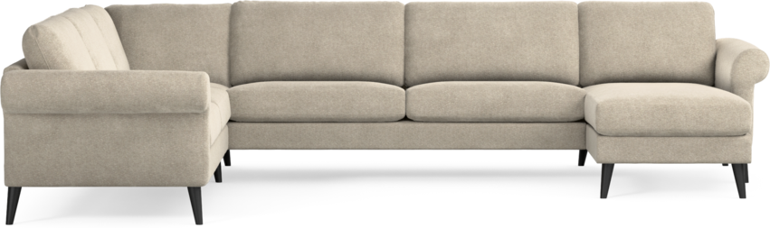 Bridge - Hörnsoffa, 2+3-sits med schäslong höger - Beige