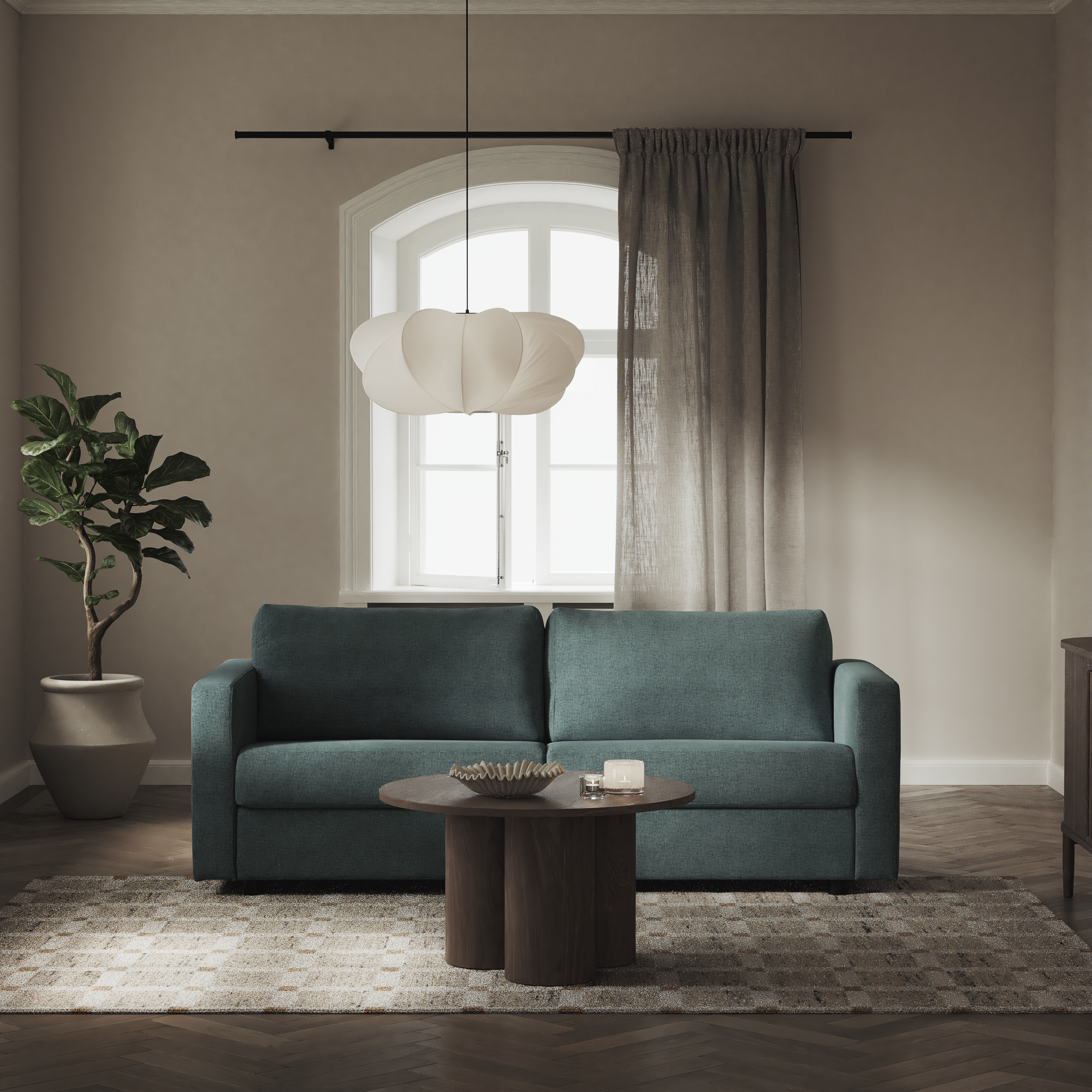Lindö - Bäddsoffa 3-sits  - inspiration