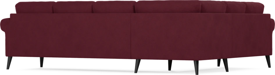 Eden - Hörnsoffa, 2+3-sits - Röd