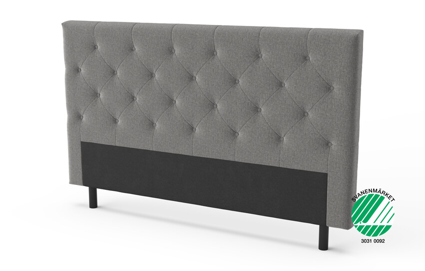 Feel - Sänggavel, B 160-210 cm - Grå
