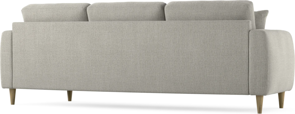 Eden - 3-sits soffa svängd - Grå