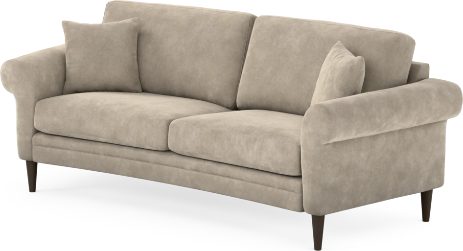 Eden - 2,5-sits soffa svängd - Beige