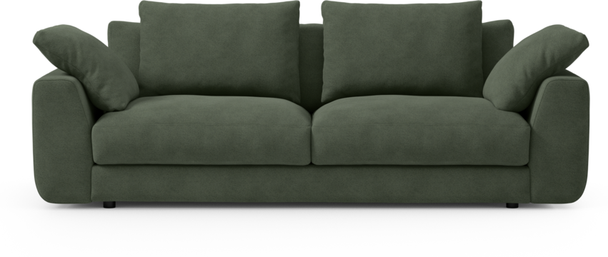 Amie - 3-sits soffa - Grön