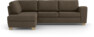 Friday - 2,5-sits soffa med divan vänster - Brun