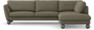 Madison Lux - 3-sits soffa med divan höger - Brun