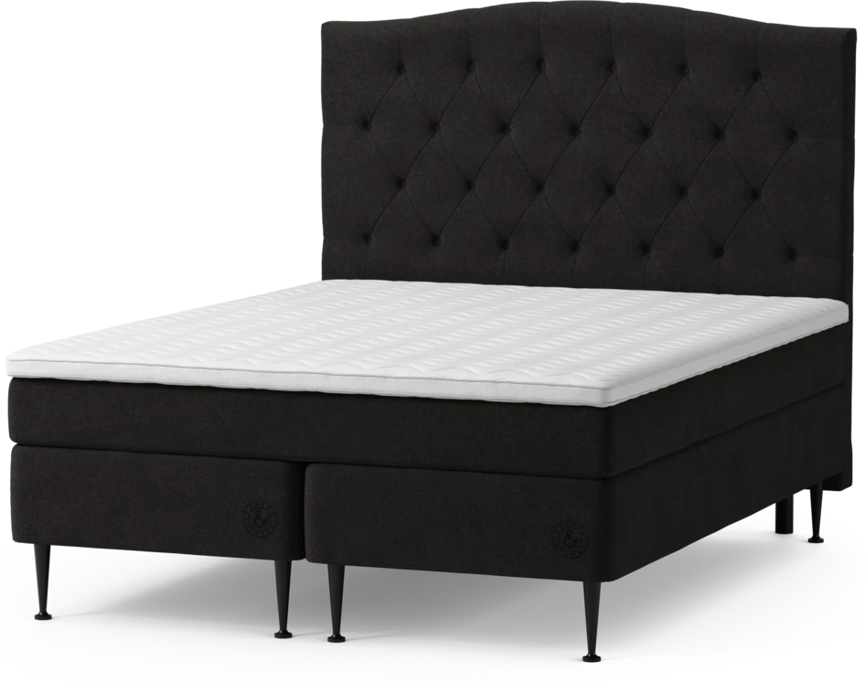 Asperö Comfort - Kontinentalsäng, dubbelsäng med bäddmadrass Comfort och sängben