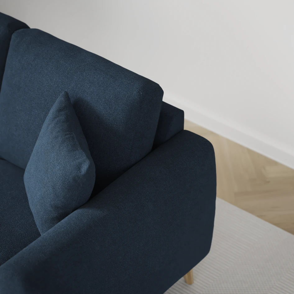 Eden - 3-sits soffa - Blå