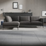 Impression Delux - 3-sits soffa med divan vänster - Grå