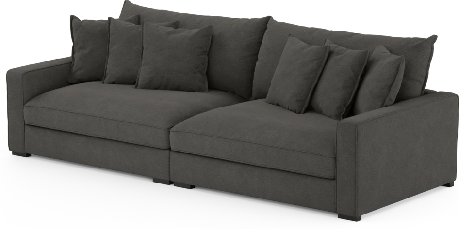 Rossi - 4-sits soffa - Brun