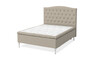 Dream Delux - Ramsäng, dubbelsäng med bäddmadrass Sleep Delux - Beige