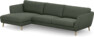Madison Lux - 3-sits soffa med schäslong vänster - Grön