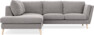 Madison - 2-sits soffa med divan vänster - Grå