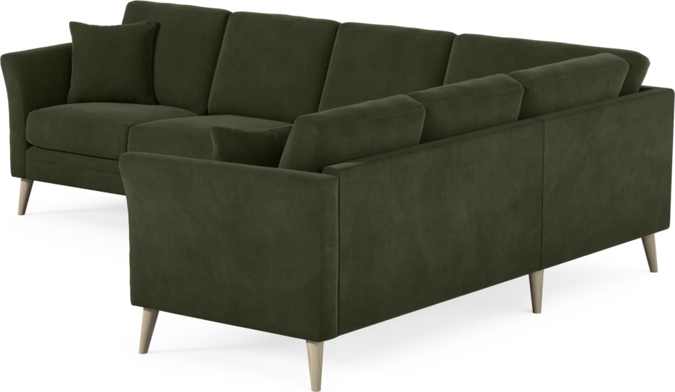 Eden - Hörnsoffa, 3+2-sits - Grön