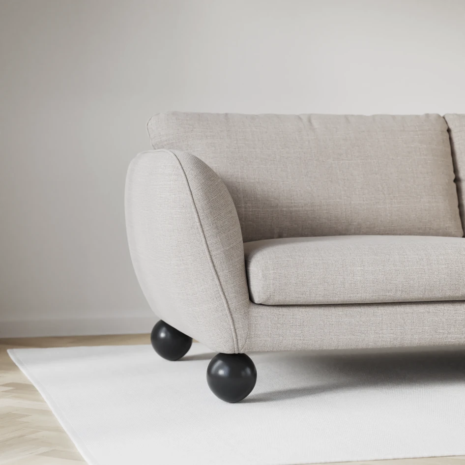 Madison - Hörnsoffa med schäslong höger - Beige