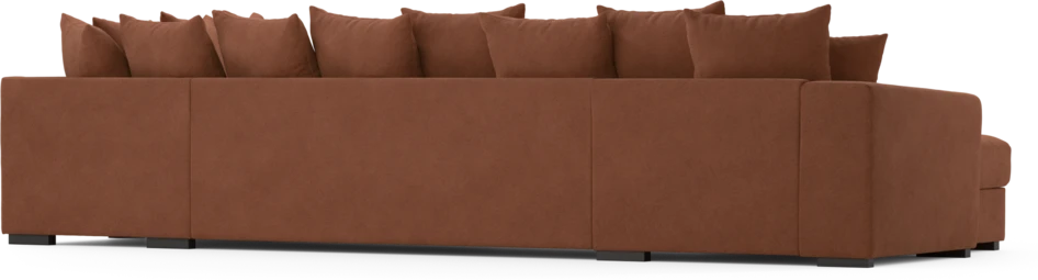 Town - 3-sits soffa med divan höger och schäslong vänster - Orange