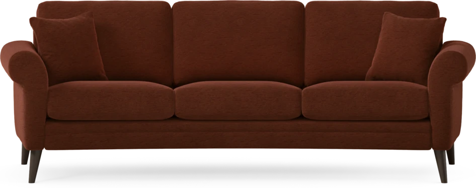 Eden - 3-sits soffa svängd - Orange