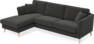 Eden - 2,5-sits soffa med schäslong - Grå