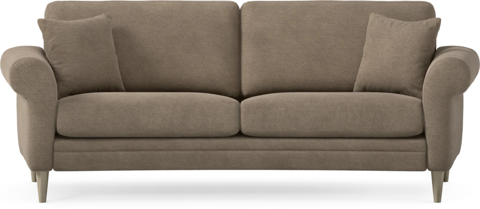 Eden - 2,5-sits soffa svängd - Brun