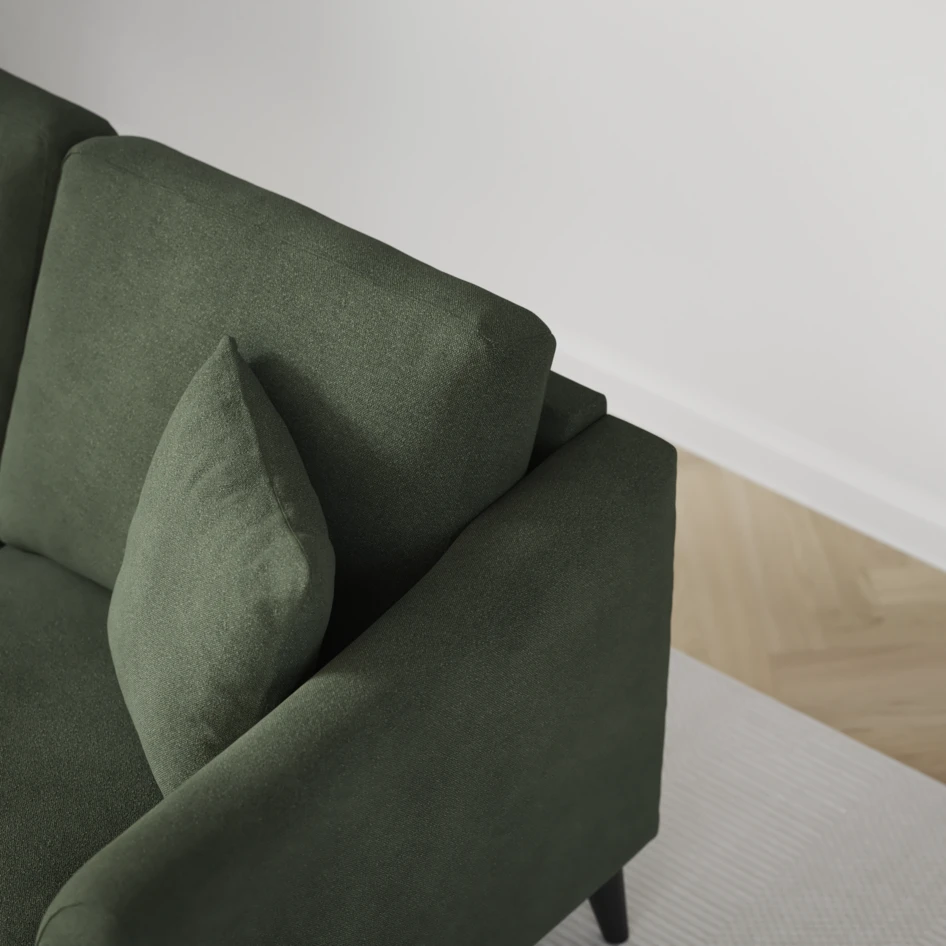 Eden - Hörnsoffa, 3+1-sits - Grön