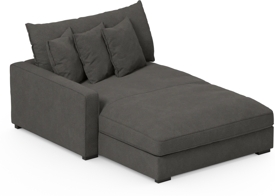 Rossi - Schäslong XL vänster - Brun